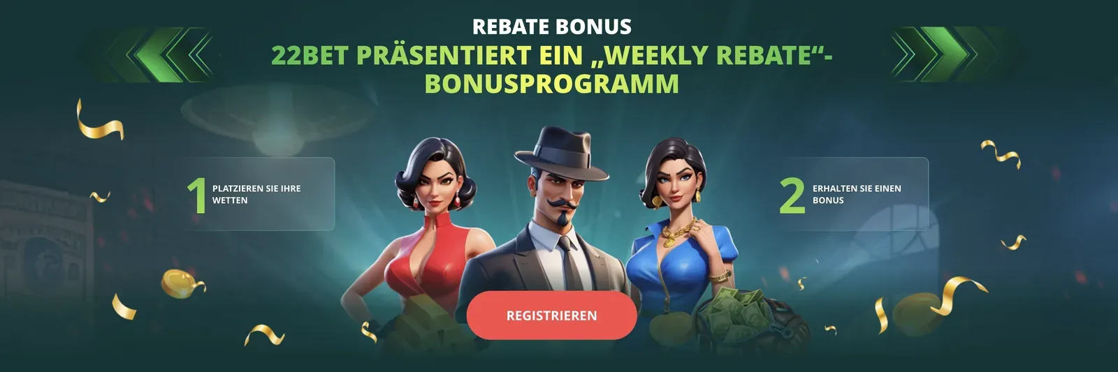 Bonus-Aktion bei 22Bet