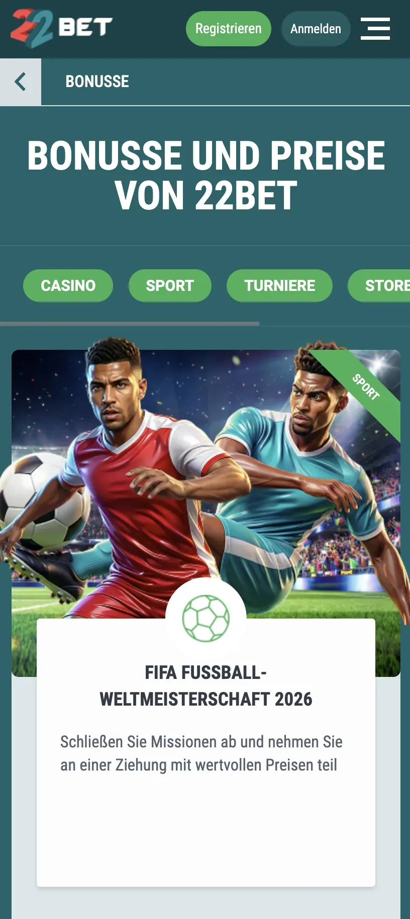 22Bet Casino im Test